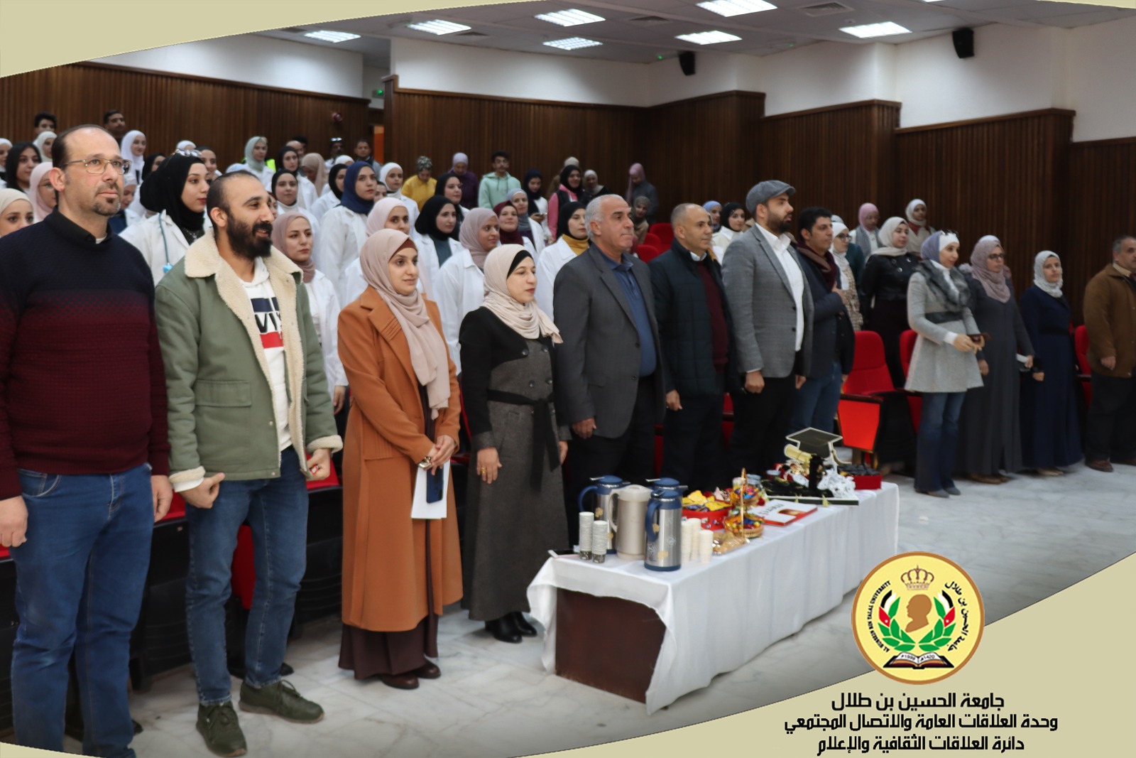 Legal oath-taking ceremony for students of the Nursing Department at Al-Hussein Bin Talal University